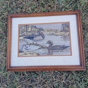 Al DORNISCH‎ 'Spring-reflection' an etching of gold and silver on copper